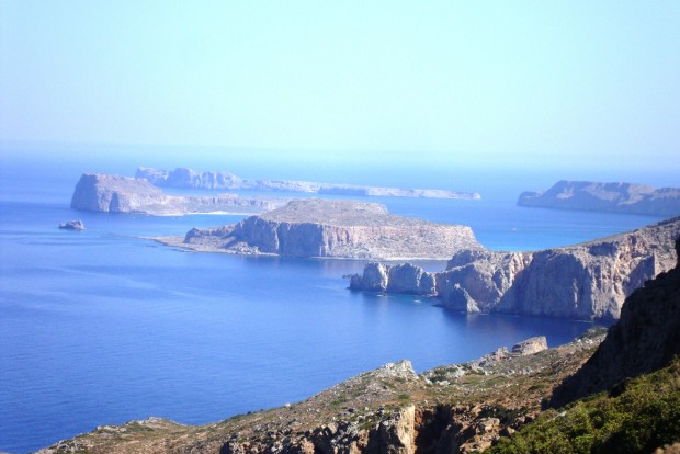 laguna di balos mpalos isola tigani creta grecia