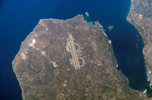 Chania Souda Foto NASA voli per creta